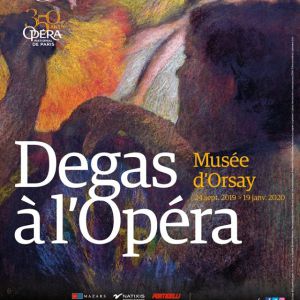 affiche expo Degas à l'Opéra