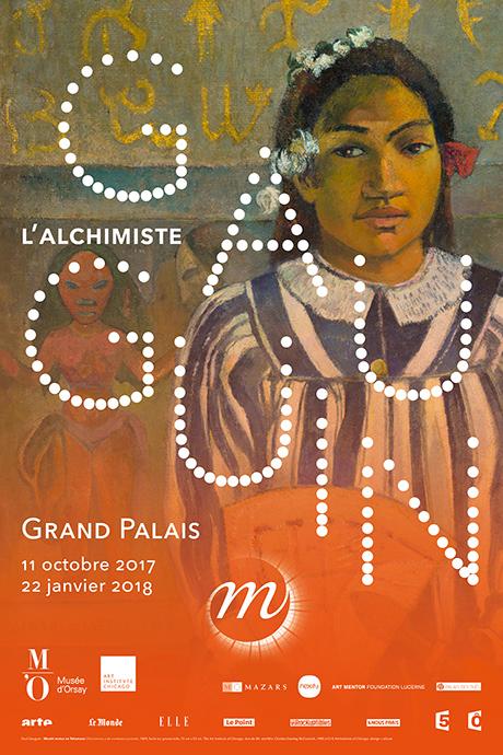 affiche expo gauguin l alchimiste
