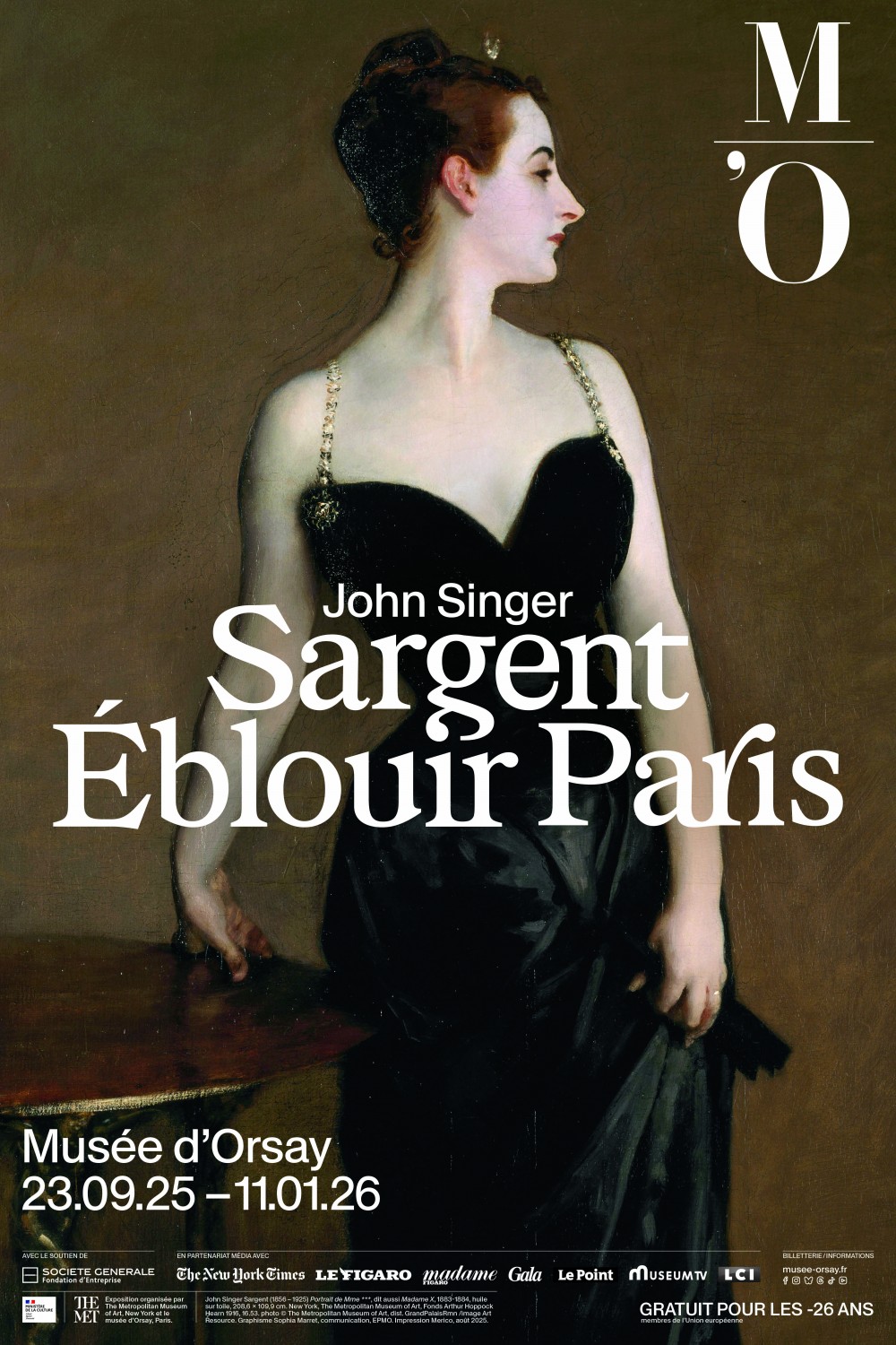 affiche expo John Singer Sargent