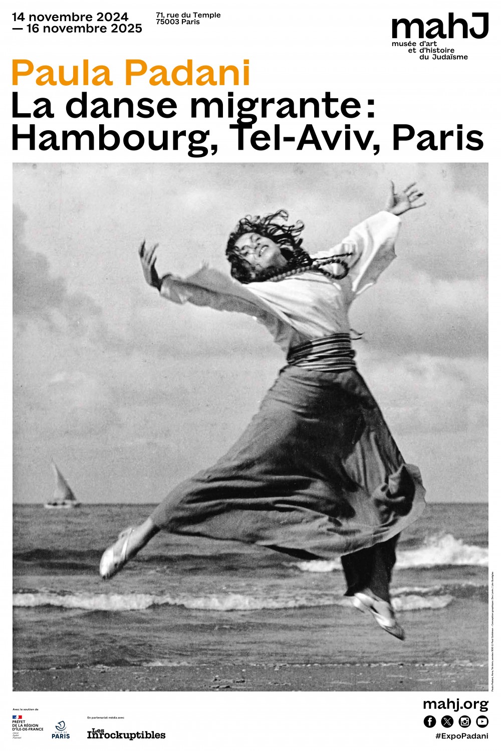 Exposition Collections privées affiche expo Paula PADANI