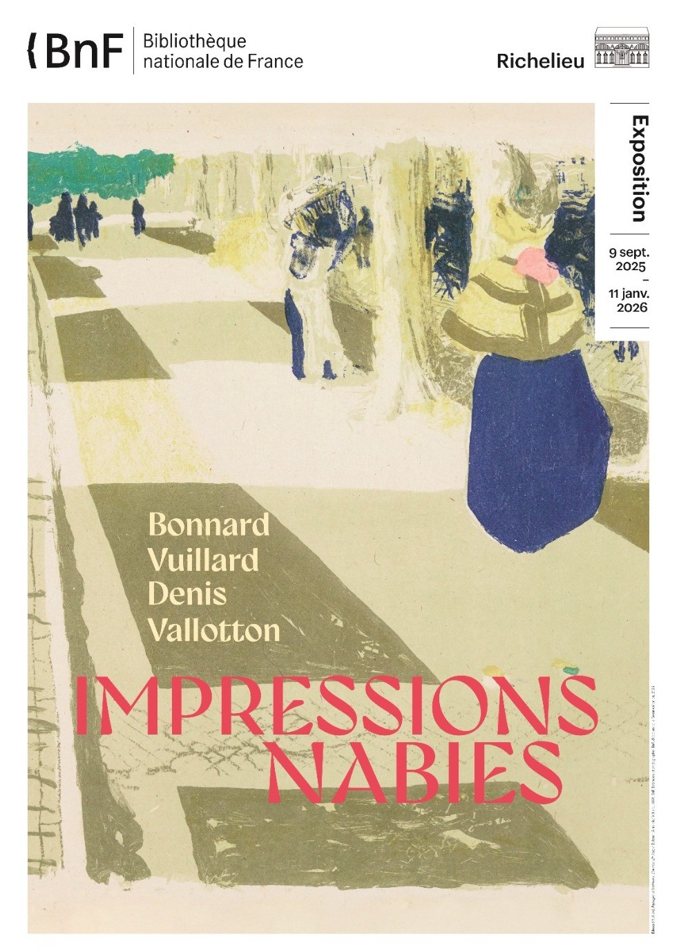 affiche expo impressions Nabis