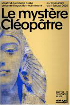Exposition Collections privées affiche expo Le mystere Cléopâtre